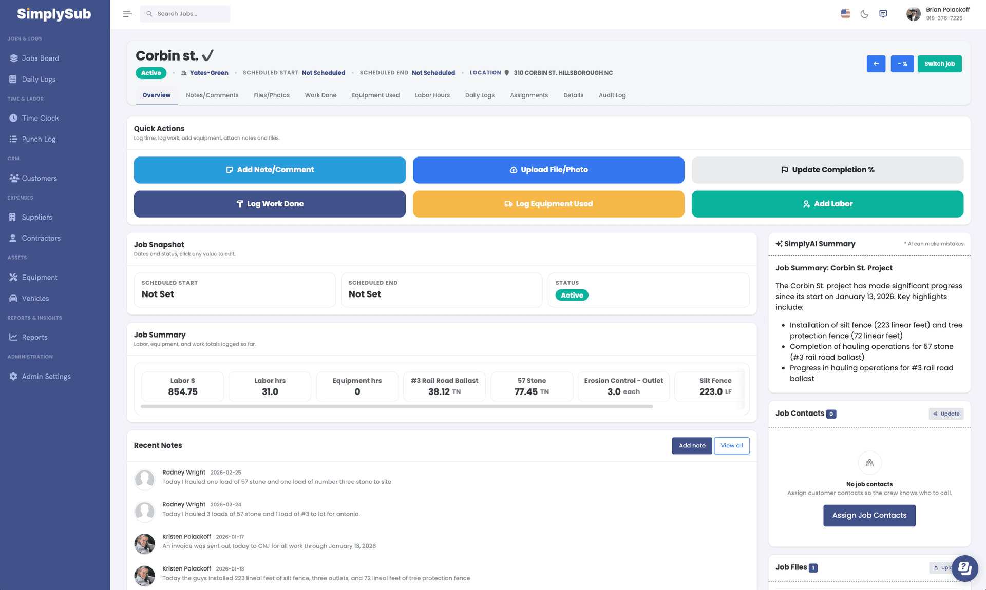 SimplySub screenshot